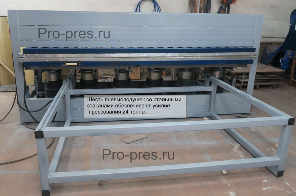 Пресс горячий 300*1300 мм